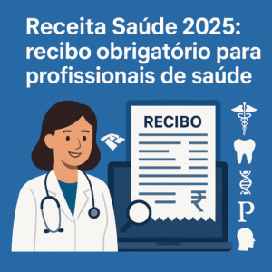Receita Saúde 2025 — recibo obrigatório para profissionais de saúde emitir digitalmente na Receita Federal